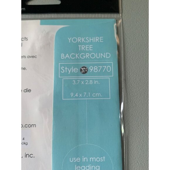 Memory Box Yorkshire Tree Background Steel Craft Die 3.7"x2.8" - Picture 2 of 3